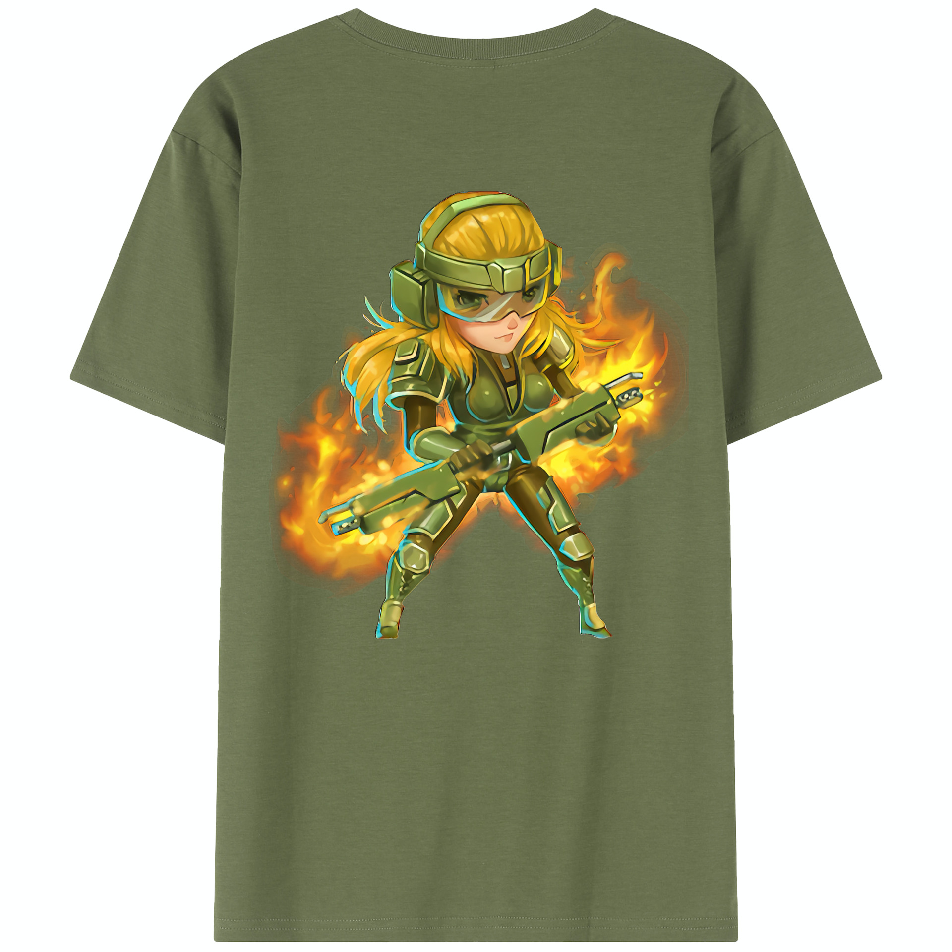 リーグ・オブ・レジェンド League of Legends LOL 綿100％半袖Tシャツ（背面プリント）